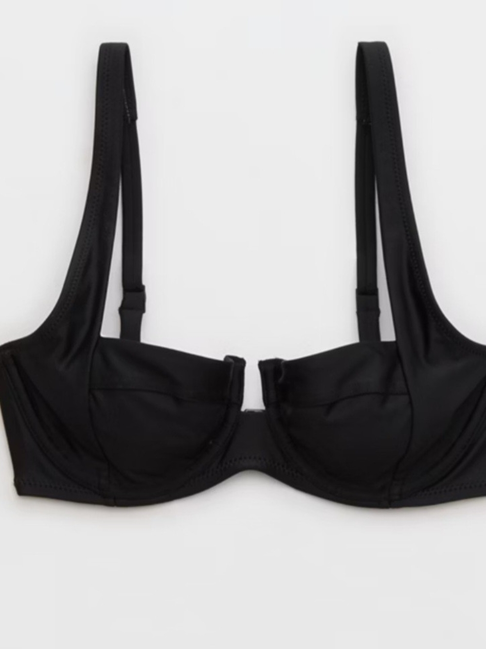 Aerie Black Underwire Bikini Top 38D